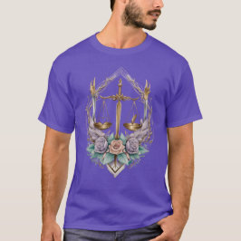 Neo-Traditional Libra – Heart & Honor T Shirt