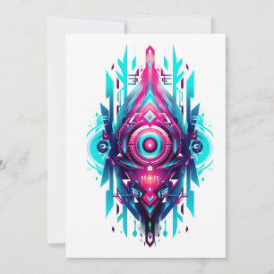 Neo-Tribal Sigil Julkort