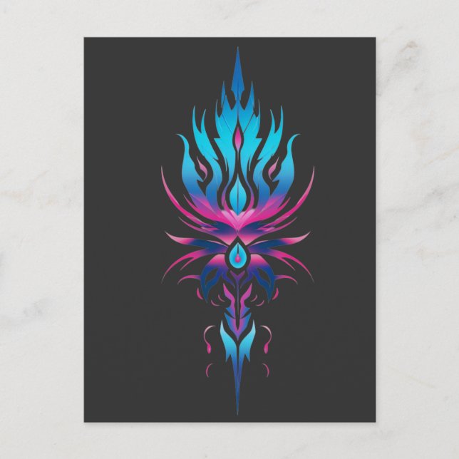 Neo-Tribal Sigil Vykort (Framsida)
