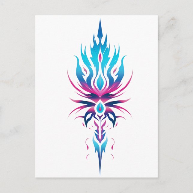 Neo-Tribal Sigil Vykort (Framsida)