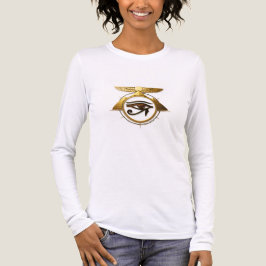 NeoAnkh 3D Golden Eye of Horus & Winged Sun Disk T Shirt