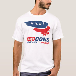 Neocon Chickenhawk logotyp Tee Shirt