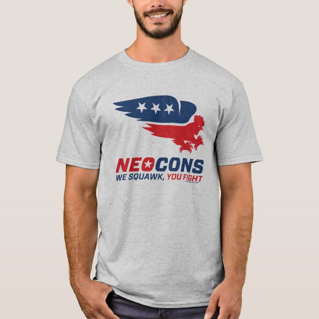 Neocons Chickenhawk T-tröja T-shirt (Framsida)
