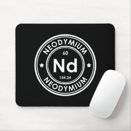 Neodymium Inslag Black Mouse Pad Musmatta