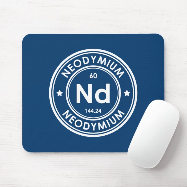 Neodymium Inslag Blue Mouse Pad Musmatta (Med mus)
