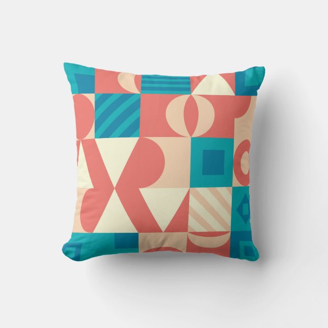 NeoGeo-mönstrad kastkudde Kudde (Framsida)