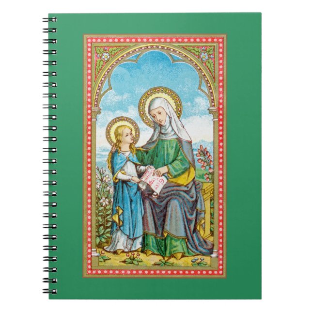 NeoGothic St. Anne och Young Mary (SAU 29) Anteckningsbok (Framsidan)