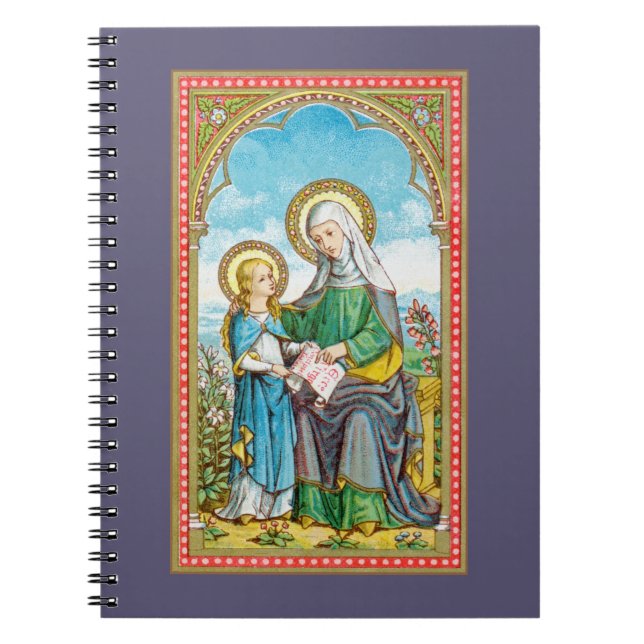 NeoGothic St. Anne och Young Mary (SAU 29) Anteckningsbok (Framsidan)