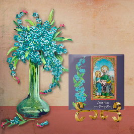 NeoGothic St. Anne och Young Mary (SAU 29) Kakelplatta