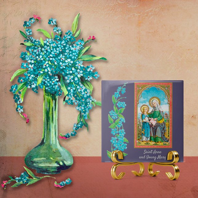 NeoGothic St. Anne och Young Mary (SAU 29) Kakelplatta (Skapare uppladdad)