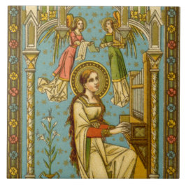 NeoGothic St. Cecilia of Rom (uppgifter; BNG 02) Kakelplatta