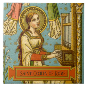 NeoGothic St. Cecilia of Rom (uppgifter; BNG 02) Kakelplatta