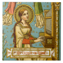 NeoGothic St. Cecilia of Rom (uppgifter; BNG 02) Kakelplatta