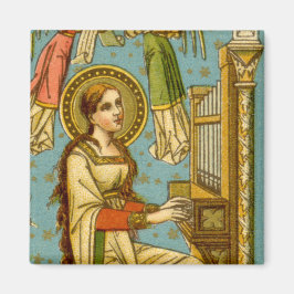 NeoGothic St. Cecilia of Rom (uppgifter; BNG 02) Magnet