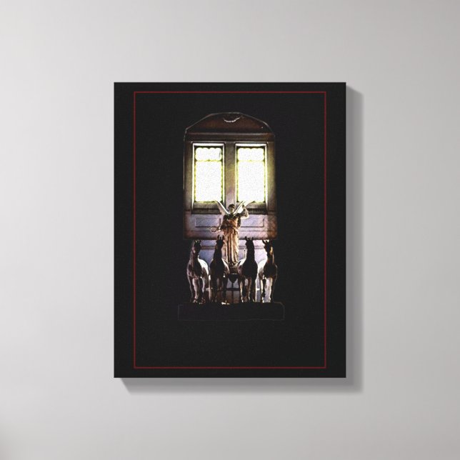 Neoklassisk marble Sculpture Canvas (Framsida)