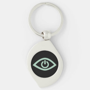 Neolution keychain swirl silverfärgad nyckelring