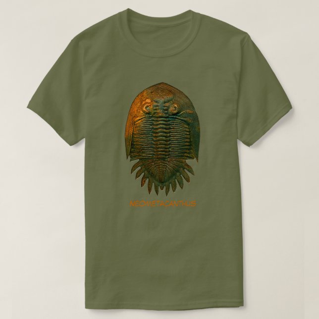 Neometacanthus Fossil Trilobite Tee (Design framsida)