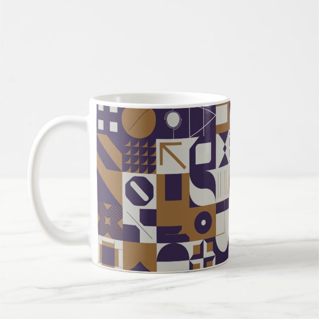Neomodern aesthetics of brutalism design poster co kaffemugg (Vänster)