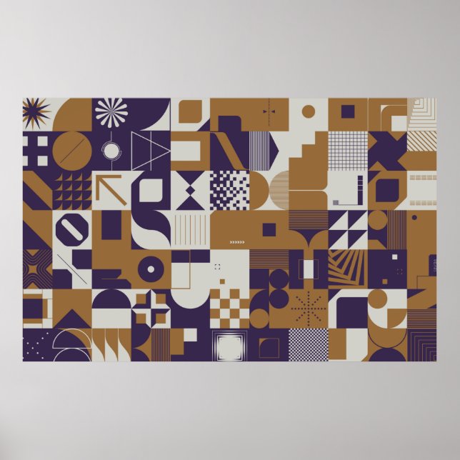 Neomodern estetik i brutalismens utformning poster (Framsidan)