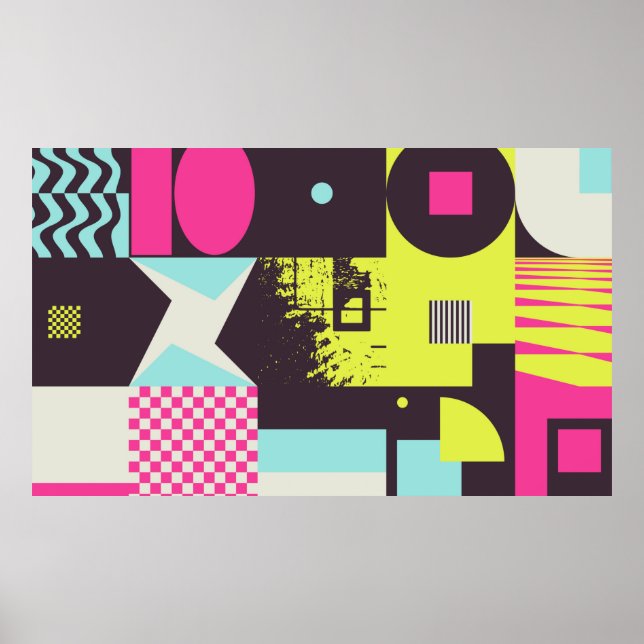 Neomodern estetik i brutalismens utformning poster (Framsidan)