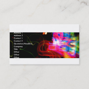 Neon 2 visitkort