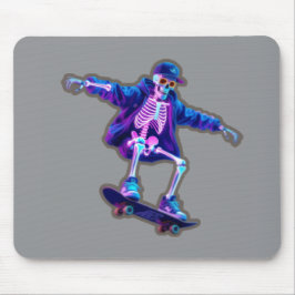 Neon 3D Skeleton Skateboarding – Funny Streetwear  Musmatta