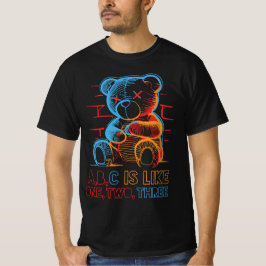 Neon ABC Nallebjörn T Shirt
