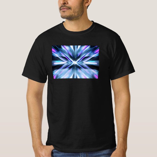 Neon Abstrakt - Der Magnet T Shirt (Framsida)