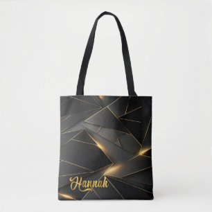 Neon Abstrakt Personlig Tote Bag Tygkasse