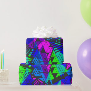 Neon abstrakt . presentpapper