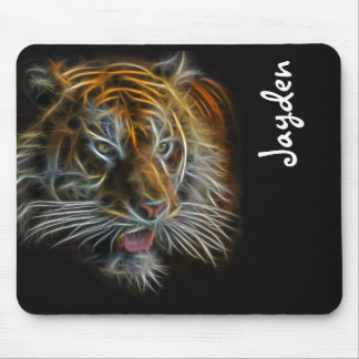 Neon Abstrakt TigerHead Mouse Pad Musmatta