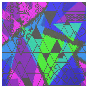 Neon abstrakt . tyg