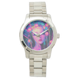 Neon Alien Goddess Armbandsur