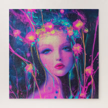 Neon Alien Goddess