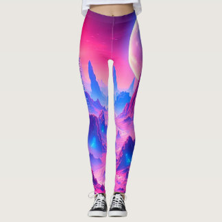 Neon Alien Planet Leggings | Aktiviteter