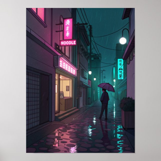 Neon Alley Poster (Framsidan)