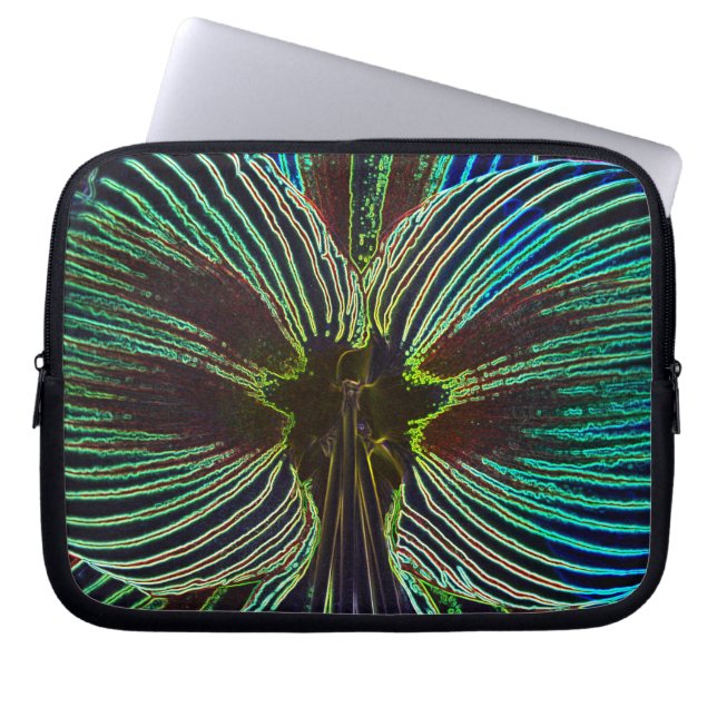 Neon Amaryllis Laptop Fodral (Framsidan)