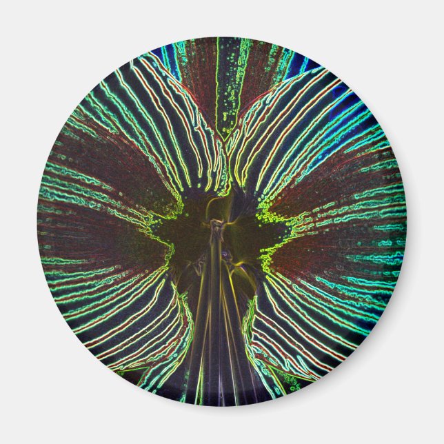 Neon Amaryllis Magnet (Framsidan)