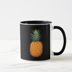 Neon Ananas Lysande Frukt Konst Mugg