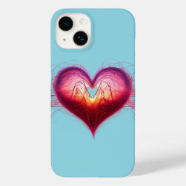 Neon Anatomical Heart iPhone / iPad-fall
