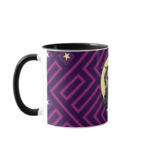 Neon Andean Pattern Jesus Christ Mug - Taza Cristo
