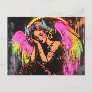 Neon Angel Vykort