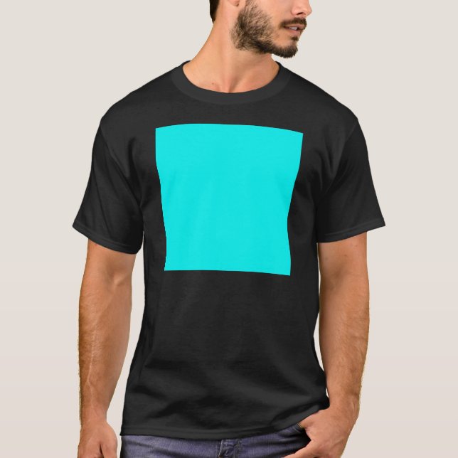 Neon Aqua T Shirt (Framsida)