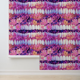 Neon Art Teeth Flower Smile Dental Clinical Decor