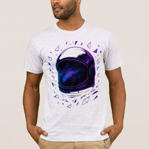 Neon Astronaut Galaxy Mist T Shirt