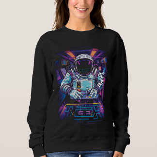 Neon Astronaut Kosmisk Rymdutforskning Grafik  T Shirt
