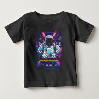 Neon Astronaut Kosmisk Rymdutforskning Grafik  T Shirt