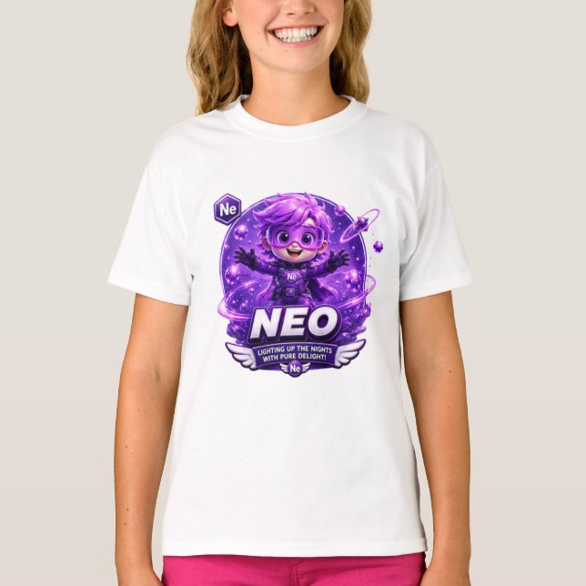 NEON ATOMIVRA T SHIRT (Framsida)