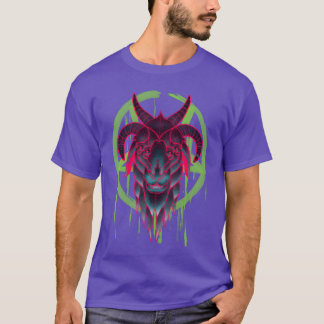 Neon Baphomet funny T Shirt