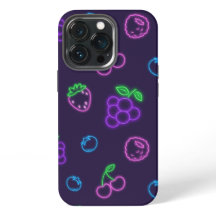 Neon Bär Mustr iPhone 13 Pro Fodral
